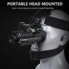 HUVIOVED 850Nm Night Vision Monoculars/Digital Night Vision Goggles for Adults/Military Tactical Night Vision Scope with HD 1.4" AMOLED Screen and 32GB Memory Card view 2