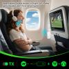 Premium Pro Bluetooth 5.4 Transmitter Receiver,Airplane Audio Adapter,Wireless Transmitter for TV/Travel Flight,Airline,Gym.Compatible with 2 AirPods/Headphones,Bluetooth Receiver for Car/Home Stereo view 3