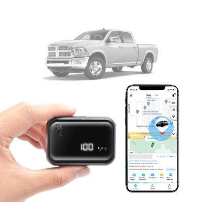 ATOVANKA GPS Tracker for Vehicles, No Subscription, Global Positioning, Real-Time Tracking, Magnetic Attraction, One-Button Alarm, Mini Tracking Devices for Cars Hidden