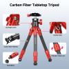 Avella MP10C Carbon Fiber Mini Tripod, 15.3'' / 39cm Compact Pocket Tabletop Tripod with 360 Ball Head, Built-in QR Plate for Arca, Capacity 5kg / 11lb for Phone DSLR Camera Video Camcorder Webcam view 3