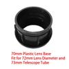 70mm Refractive Double-Separate Achromatic Lens with Spacer Optical Coated Lens for Astronomical Telescope(70mm Alloy Base) view 3