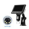 JOEBO Microscope Kit 1000X Digital Microscope 8 LED Phones Magnifier with 4.3 Inch Display Bracket Microscope Lens Adapters view 2