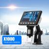 JOEBO Microscope Kit 1000X Digital Microscope 8 LED Phones Magnifier with 4.3 Inch Display Bracket Microscope Lens Adapters view 3