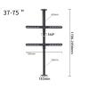 LGHLZGVF Adjustable TV Mount Bracket - Fits 32-75inch TV, LCD TV 360 Degree Rotating Frame Floor Stand Partition Wall Rotating Rack Rotating TV Cabinet Rotating Base (Size : 170-205cm) view 2