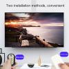 LGHLZGVF Ceiling TV Mount Bracket, TV Stand, Height Adjustable Motorized Ceiling TV Mount, Remote Control and Dual Control Switch, Adjust The Distance Between The Left and Right Holes (Color : White, view 4