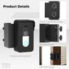 No-Drill Anti-Theft Video Doorbell Mount, Dustproof Bracket Holder for Various Models, Secure Installation for Homes and Rentals view 4