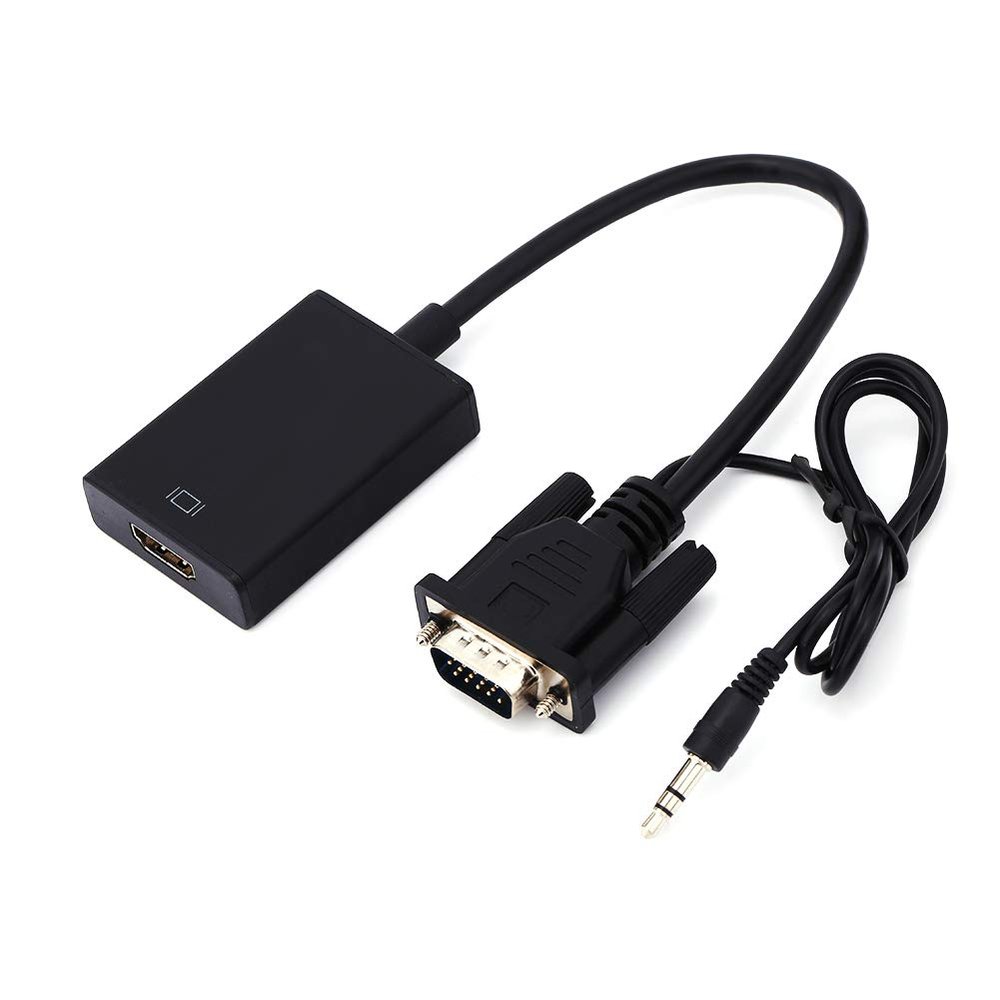 goodstumbler 1080P HD VGA to Hdmi Adapter Converter with USB Cable, Vga to Displayport Adapter for PC Computer, Notebook, DVD Player Etc.