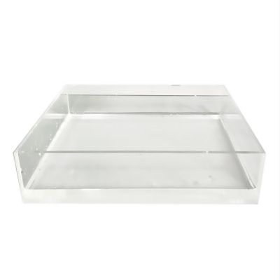 Drawer Storage Box Shooting Water Tank Display Prop Box, Highly Transparent Integrated Acrylic Box Tray(50x15x20cm/20x5.9x8in)