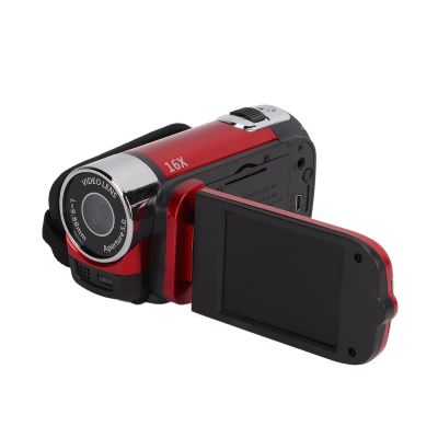 16X Zoom Digital Camcorder, 2.7 Inch Color Screen Video Camera Recorder USB Interface, Built in Flash, for Photography and Video Recording with TFT Display Screen (Red)