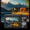1080P Digital Camera for Photography, Autofocus 48MP Vlogging Camera with 2.8 inch Screen, 16X Digital Zoom Point and Shoot Digital Camera for Teens Adult Beginner (Black) view 2