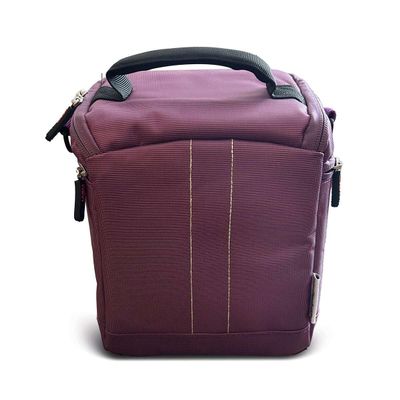 Navitech Purple Protective Portable Handheld Binocular Case Travel Bag - Compatible With Adasion 12x42 HD Binoculars