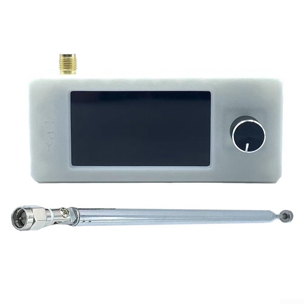 LOUYENOUS Mini Si4732 Portable Shortwave Radio Receiver, 0.5-108mhz FM AM LW SSB Full Band Radio Receiver, Big Speaker & Best Reception(Black-Ring)(White-Pull Rod)