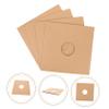 Levemolo 4pcs Vinyl Record Sleeves Brown Paper Storage Bags for Air Circulation for Vinyl Collection Sturdy Design for Easy Organization view 4