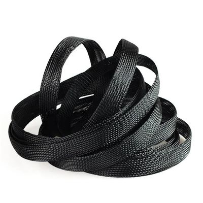HZVCYDIZG Braided Cable Hose SleevesCable Tidy Sleeve Nylon Expandable Braided Cable Sleeve, 3/4/10/14/18/20/25/35/40/50 Mm 1M Black Braided Sleeving(30 mm)