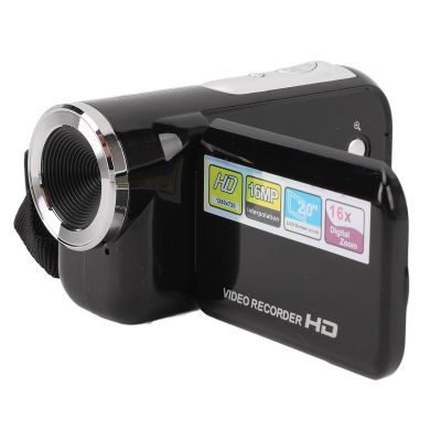 16MP Video Camcorder, 1080P 16X Digital Zoom Video Camera with 2.0 inch Rotatable Screen, Anti Shake Portable Digital Camcorder with USB Port, for Travel, Wedding, Campus Records