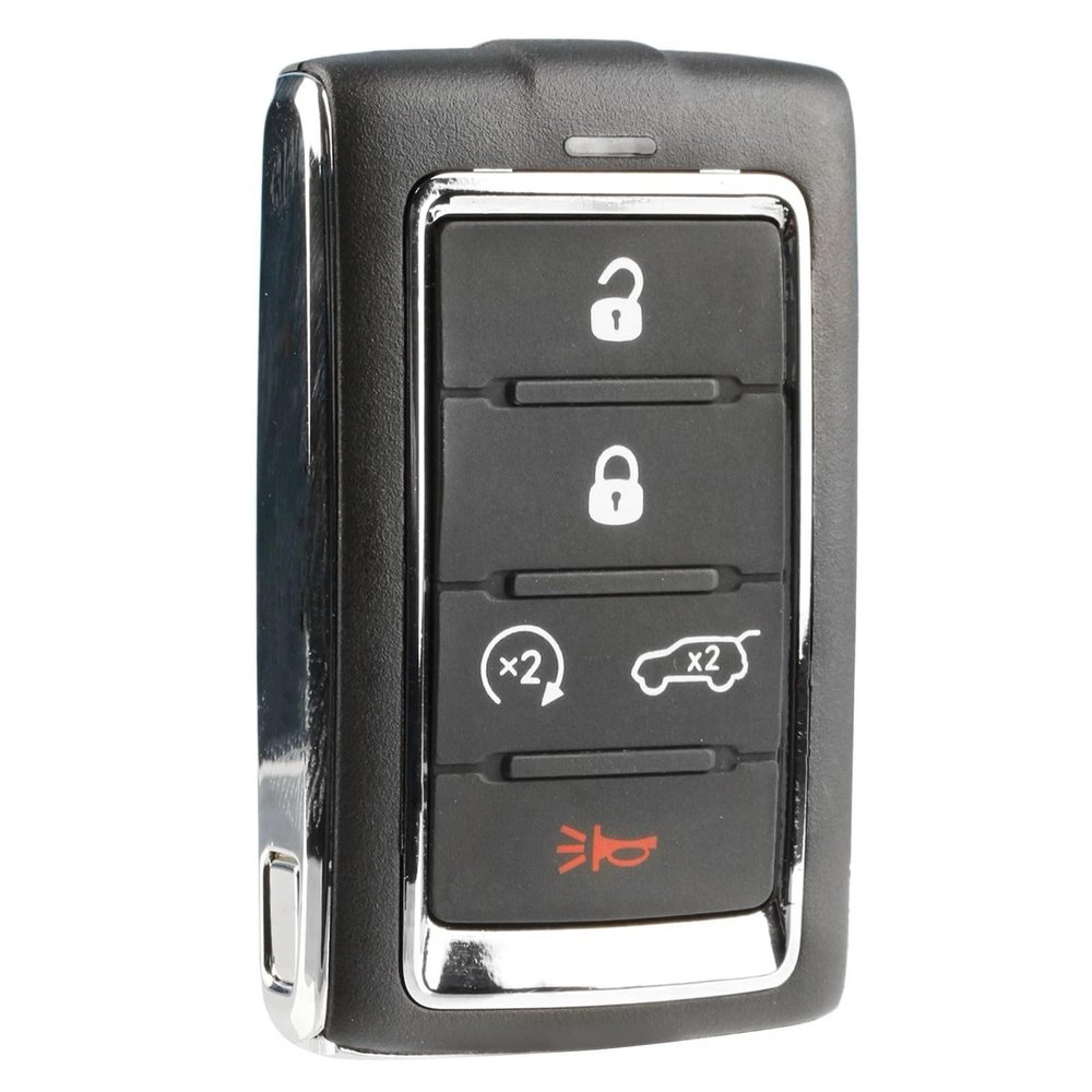 5 Button Remote Keyless Entry Smart Key Replacement for Jeep Grand Cherokee L, Grand Cherokee, Wagoneer, Grand Wagoneer 2021 - 2024 FCC ID: M3NWXF0B1 IC: 7812A-WXF0B1 PN: 68469565AA
