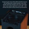 Dual Electronics LUHSL20B Cherrywood & Black 2-Way Bookshelf Speakers with Smart Speaker Dock | Class-D Amplifier | Bluetooth | Home, PC | Loud & Deep Bass | Wireless Remote Control | Sold in Pairs view 2