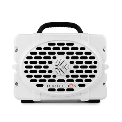 Turtlebox Original Gen 3 Outdoor Bluetooth Speaker, Waterproof, White
