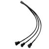 HONGP 4 Pin Y Splitter Cable 4 Pin PWM Female to 3/4 Pin Motherboard CPU Fan PC Case Fan Extension Adapter Cable Fan Cooling Accessory(1 to 5 Standard) view 3