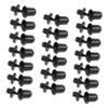 Abaodam 20set Speaker Mesh Panel Clamps Plastic Snap Button Speaker Grill Guides for Easy Installation Compatible Acoustic Mesh Clips view 1