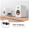Abaodam 20set Speaker Mesh Panel Clamps Plastic Snap Button Speaker Grill Guides for Easy Installation Compatible Acoustic Mesh Clips view 3