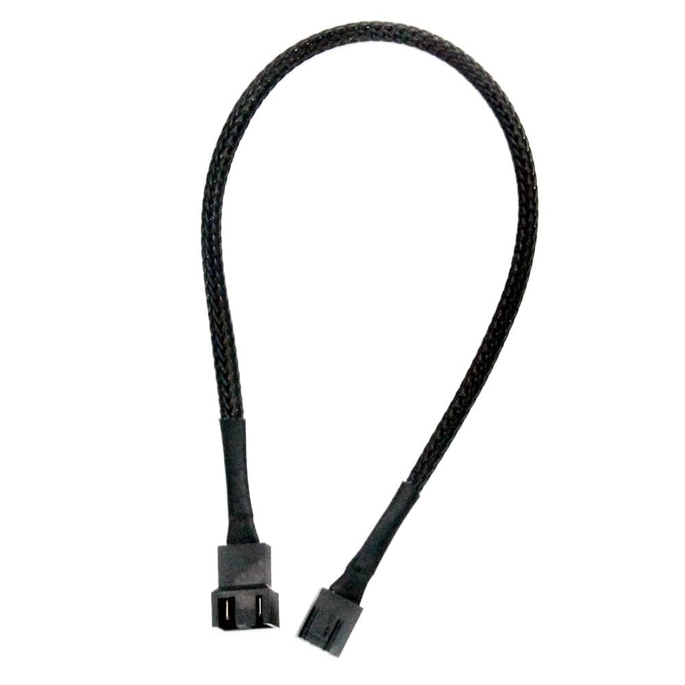 BOXUWFO HONGP 1pc PWM Extension Cable Mainboard CPU Fan Adapter Computer Case 4 PIN Power Cables Connectors 30/60/100cm(30cm)