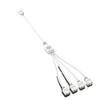 BOXUWFO HONGP ARGB Chassis Fan Splitter 5V 3PIN Connector 1 to 2/3/4 Motherboard Extension Cable Synchronization 30cm(White 1 to 4) view 4