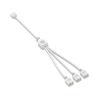 BOXUWFO HONGP ARGB Chassis Fan Splitter 5V 3PIN Connector 1 to 2/3/4 Motherboard Extension Cable Synchronization 30cm(White 1 to 3) view 1