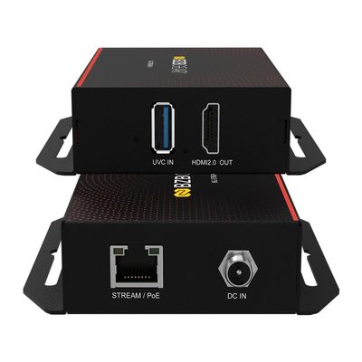IP/UVC to HDMI 2.0 POE Decoder Supports H.264/H.265/AVC (Dante AV-H Ready)