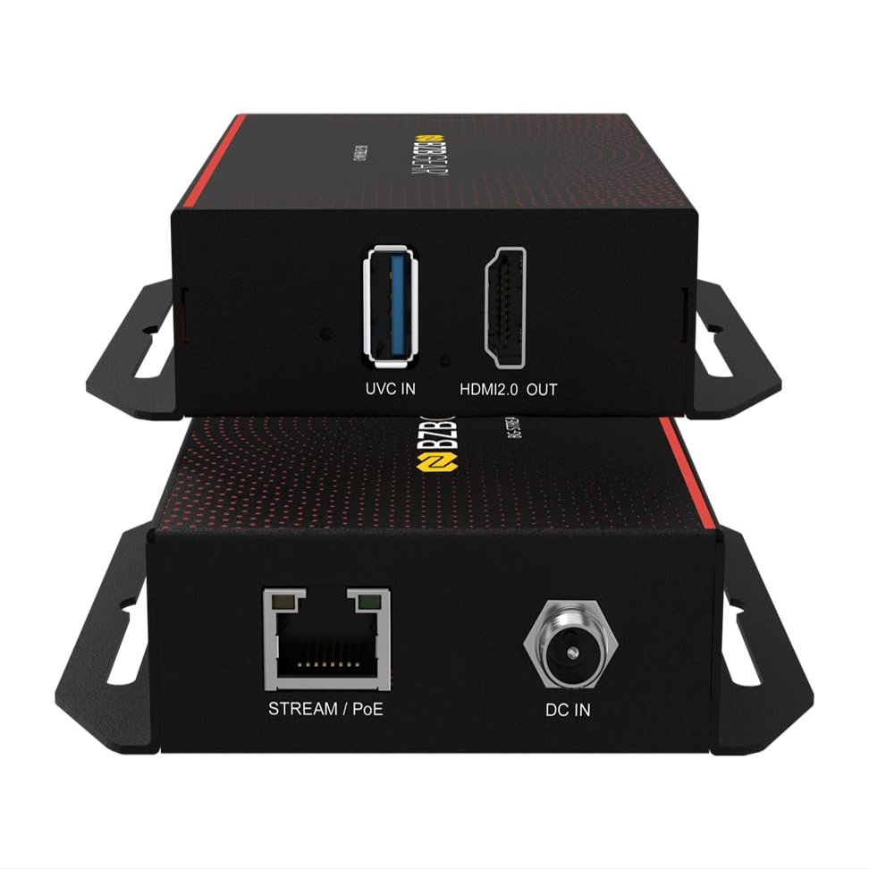 IP/UVC to HDMI 2.0 POE Decoder Supports H.264/H.265/AVC (Dante AV-H Ready)