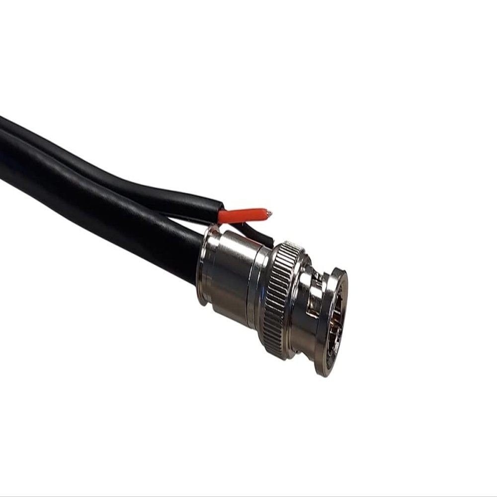 1080P FHD 75ft 75-ohm Premade Shielded SDI with DC Siamese Cable