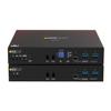 4K UHD HDMI/USB-C KVM 3.0 Extender/Switcher with USB 3.0/Ethernet/RS-232/POE view 2