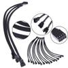 BOXUWFO HONGP 4 Pin PWM Fan Cable 1 to 3 Ways Splitter Black Sleeved Extension Cable PMW Fan Connector Cord Lines Computer Wires(1pc) view 3