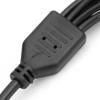 Extension Cord Splitter, Power Splitter Cable with Common Devices, This Splitter Ensures Versatility in Application and Ease of Setup Outlet Splitter Power Outlet Splitter for view 2