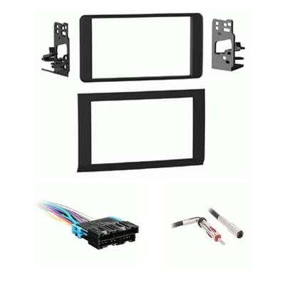 Audio Option Double DIN Car Stereo Install Kit for Chevy Astro Van 1996, 1997, 1998, 1999, 2000, 2001, 2002, 2003, 2004, & 2005 - No Factory Amplifer System