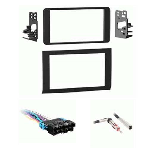 Audio Option Double DIN Car Stereo Install Kit for Chevy Astro Van 1996, 1997, 1998, 1999, 2000, 2001, 2002, 2003, 2004, & 2005 - No Factory Amplifer System