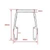 LKKNBNGVTW Motorcycle Phone Navigation Bracket for NC750X for NC 750X for NC 750 X 2016-2020 Motorcycle Accessories Phone Navigation GPS Bracket Adapt Holder view 2