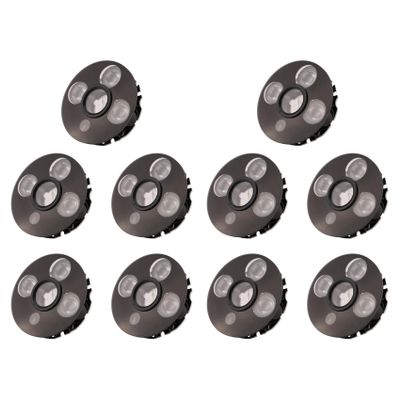 KTELLTY 10X 3 Array IR Led Spot Light Infrared 3X IR LED Board for CCTV Cameras Night Vision (53mm Diameter)