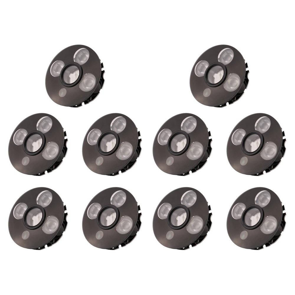KTELLTY 10X 3 Array IR Led Spot Light Infrared 3X IR LED Board for CCTV Cameras Night Vision (53mm Diameter)