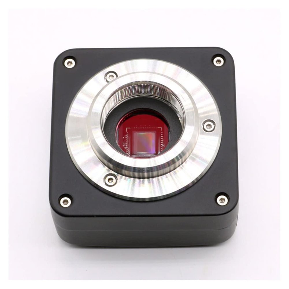 Lab Microscope Accessories 3MP 5MP 10MP 14MP USB 2.0 Industrial Camera CCD C Mount Adapter for Microscope(10MP)