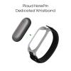 Plaud NotePin Wristband, Adjustable Wearable Strap for NotePin AI Voice Recorder, Breathable Nylon Band with Hook-and-Loop Closure, Fits 7.39.3" Wrists, NotePin AI Voice Recorder Accessory view 2