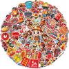100pcs Firefighter Stickers, Fire Fighter Sticker Waterproof Decals for Water Bottles Laptop Luggage Computer Scrapbooking Teens Adults Girls Funny Party Birthday Decorations view 1