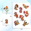 100pcs Firefighter Stickers, Fire Fighter Sticker Waterproof Decals for Water Bottles Laptop Luggage Computer Scrapbooking Teens Adults Girls Funny Party Birthday Decorations view 4