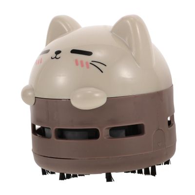 GRIRIW Cute Cat Mini Vacuum Cleaner Portable USB Rechargeable Desk Vacuum High Power for Office Keyboard and Car Cleanup for Crumbs and Dust