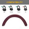 SINOWO Lambskin Headset Strap,Replacement Headbands Straps for Bowers & Wilkins PX8/PX7 s2/PX7 s2e (do not fit PX7) Headphones,Headset Head Cushion Cover Repair Part (Burgundy) view 4