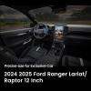 GFJNFG Compatible with 2024 2025 2026 Ford Ranger Screen Protector 12 inch TouchScreen, For 2025 2026 Ford Ranger Lariat/Raptor Accessories Protective Foil Tempered Glass Anti Scratch view 2
