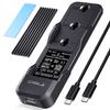 ineo Tool-Free M.2 NVMe & SATA to USB C 10Gbps Docking Station for M Key, B+M Key Support 2280 2260 2242 2230 SSDs (M.2 10Gb Docking) view 1