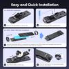 ineo Tool-Free M.2 NVMe & SATA to USB C 10Gbps Docking Station for M Key, B+M Key Support 2280 2260 2242 2230 SSDs (M.2 10Gb Docking) view 2