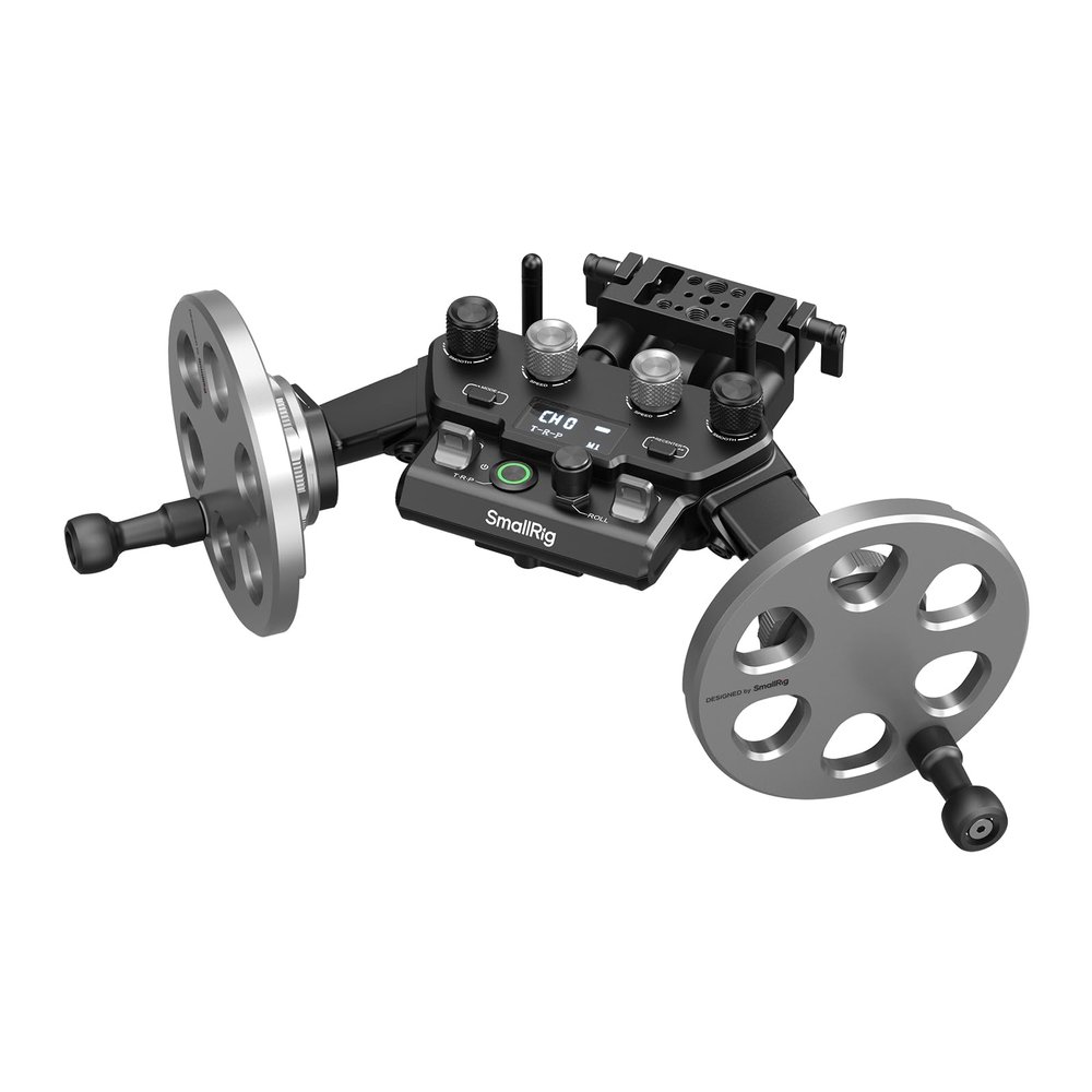 SmallRig Gimbal Control Wheels for DJI RS2 / RS 3 Pro/RS 4 / RS 4 Pro/RS 5 | Intuitive Control | Adjustable Damping | Dual Power Supply, for Heavy Duty Tripod - 4525