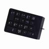 Multizenic USB Numeric Keypad Mini Number Pad 18 Key Numpad for Laptop Desktop PC Pro, Spill Dust Proof, Ergonomic Design, Plug and Play, Black view 3